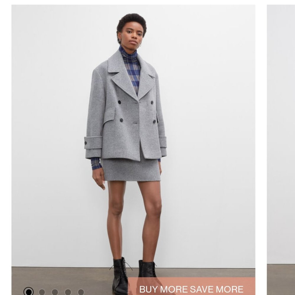 Womens club monaco wool coat
